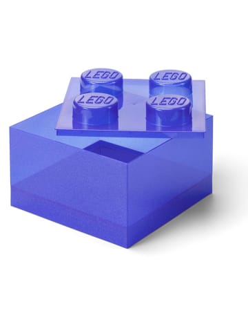 LEGO Pojemnik "Brick 4" w kolorze fioletowym - 25 x 18 x 25 cm