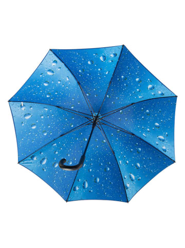 Impliva Paraplu zwart/blauw - Ø 124 cm