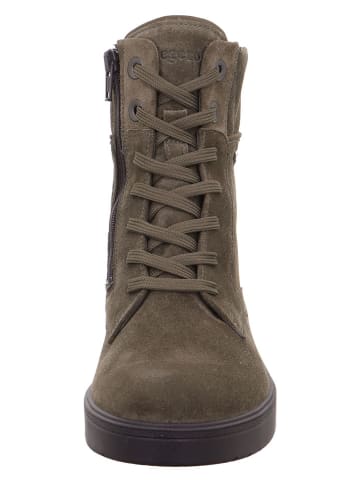 Legero Skórzane botki "Mystic" w kolorze khaki