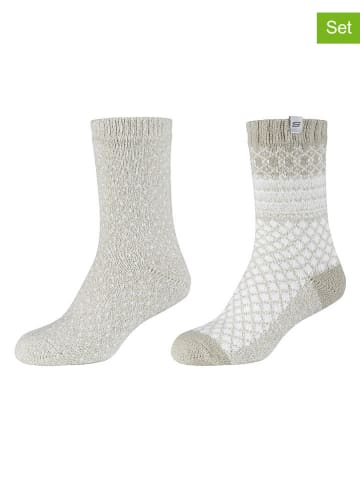 Skechers 2er-Set: Socken in Beige