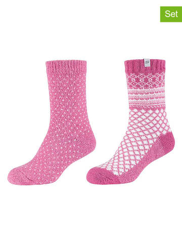 Skechers Skarpety (2 pary) w kolorze różowym