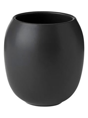 Stelton Tandenborstelhouder "Fjord" zwart - (H)10,4 x Ø 8,7 cm