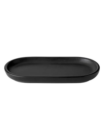 Stelton Tablett ''Fjord'' in Schwarz - (L)18 x (B)8,6 cm