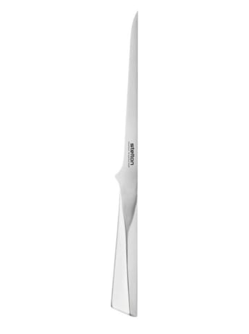Stelton Nóż "Trigono" w kolorze srebrnym do trybowania - dł. 32,5 cm