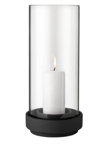 Stelton Windlicht zwart - (H)24,5 x Ø 11,5 cm