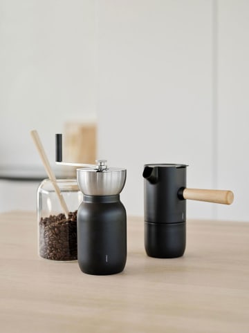 Stelton Kaffeemühle ''Collar'' in Schwarz/ Silber - (B)16 x (H)12 x (T)9 cm