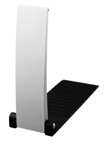 Stelton Tablethalter ''Flap'' in Schwarz/ Silber - (B)12 x (H)26 x (T)4 cm