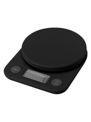 RIG-TIG Keukenweegschaal "Foodie" zwart - (B)17 x (H)3,1 x (D)13,5 cm