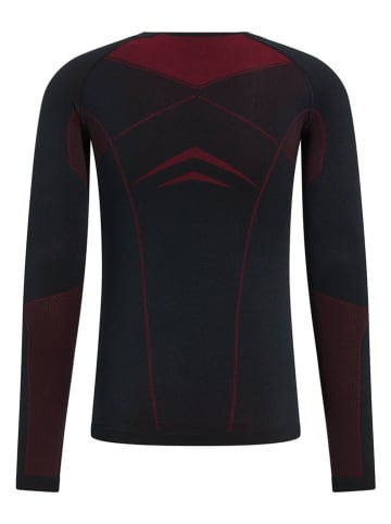 Odlo Funktionsunterhemd "Fundamentals" in Schwarz/ Rot