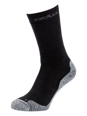 Odlo Wandelsokken "Active Warm" zwart/grijs