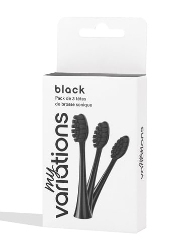 my variations Wymienne końcówki (3 szt.) w kolorze czarnym