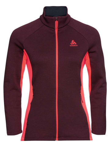 Odlo Fleecejacke "Berra Merino" in Bordeaux