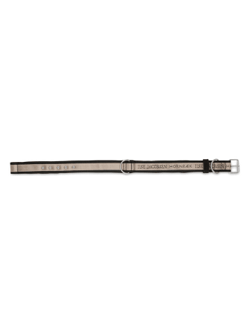 VOV & VUF Hondenhalsband zwart/crème