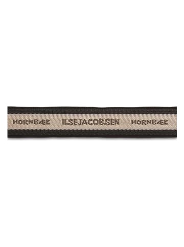 VOV & VUF Hundehalsband in Beige/ Schwarz