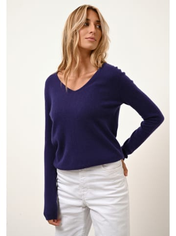 Just Cashmere Kaszmirowy sweter "Joan" w kolorze fioletowym