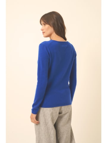 Just Cashmere Kaschmir-Pullover "Joan" in Blau