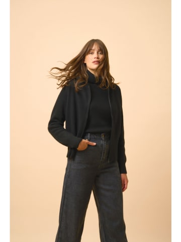 Just Cashmere Kaschmir-Cardigan "Helga" in Schwarz