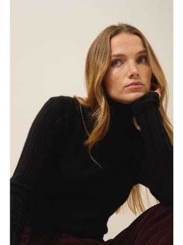 Just Cashmere Kaschmir-Rollkragenpullover "Serelith" in Schwarz