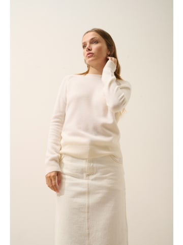 Just Cashmere Kaschmir-Pullover "Norena" in Creme