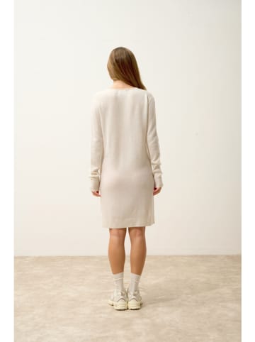 Just Cashmere Kasjmieren jurk "Mileya" crème