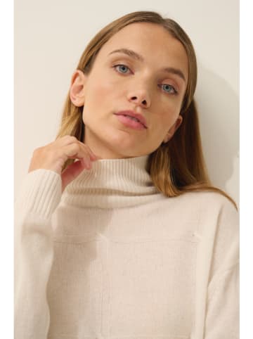 Just Cashmere Kaschmir-Rollkragenpullover "Loralia" in Creme