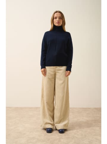 Just Cashmere Kaschmir-Rollkragenpullover "Loralia" in Dunkelblau