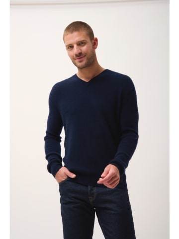 Just Cashmere Kaschmir-Pullover "Mevron" in Dunkelblau