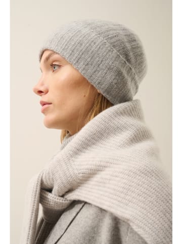Just Cashmere Kaschmir-Mütze "Jin" in Grau