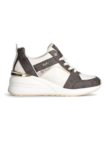 Liu Jo Sleehaksneakers crème/bruin