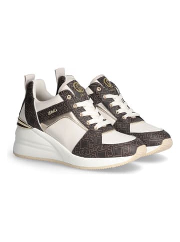 Liu Jo Sleehaksneakers crème/bruin