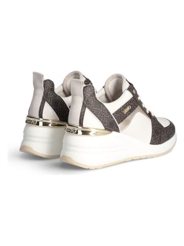 Liu Jo Sleehaksneakers crème/bruin