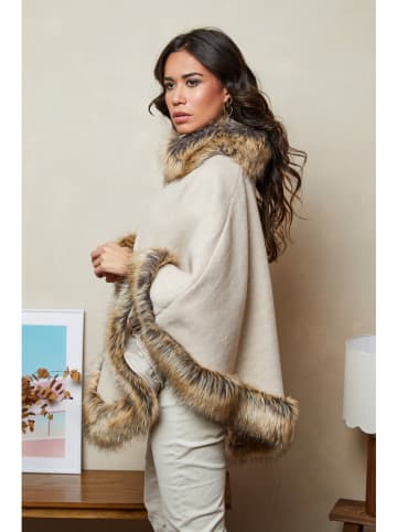 Joséfine Poncho "Caor" in Beige