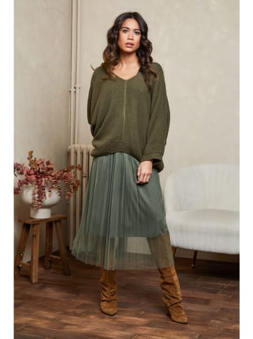 Joséfine 2-delige outfit "Celene" kaki