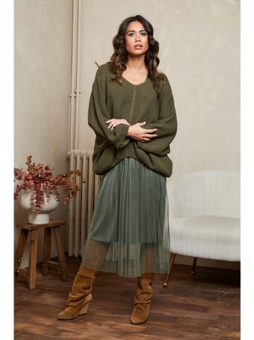 Joséfine 2-delige outfit "Celene" kaki