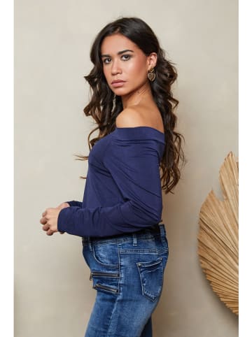 Joséfine Longsleeve "Chirane" donkerblauw