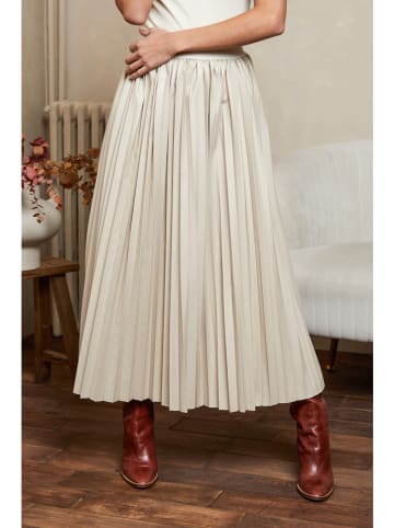 Joséfine Plisseerock "Ernest" in Creme
