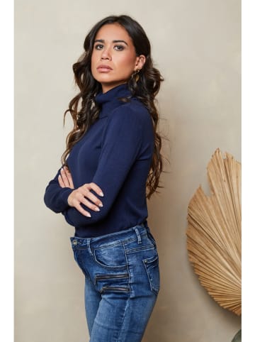 Joséfine Rollkragenpullover "Jubel" in Dunkelblau
