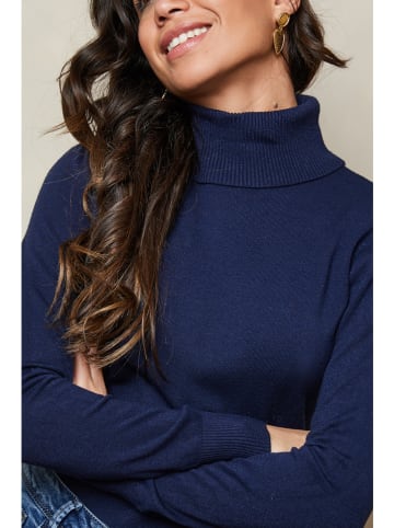 Joséfine Rollkragenpullover "Jubel" in Dunkelblau