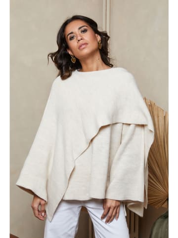 Joséfine Poncho "Malice" in Creme