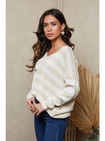 Joséfine Pullover "Quety" in Creme/ Beige