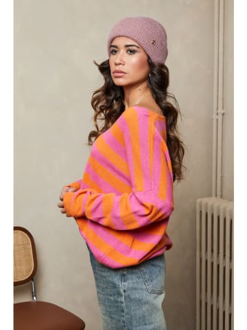 Joséfine Pullover "Quety" in Pink/ Orange