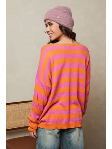Joséfine Pullover "Quety" in Pink/ Orange