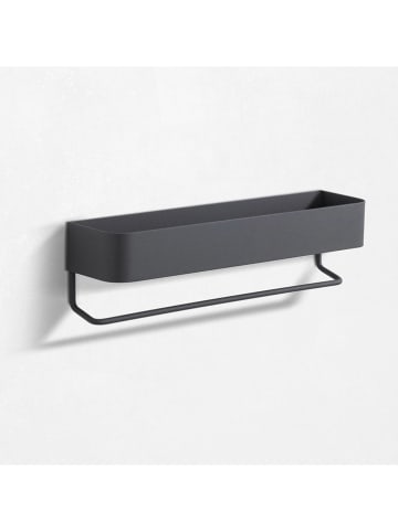 TFT Home Wandregal "Nina" in Grau - (B)35 x (H)10 x (T)8 cm