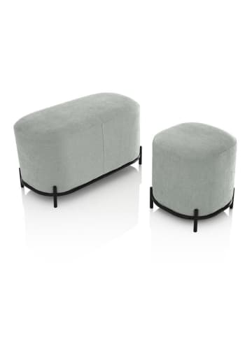 TFT Home Hocker "Vanity" w kolorze zielonym - 82 x 45 x 42 cm