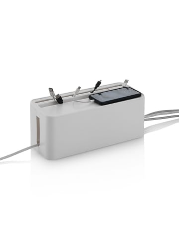 TFT Home Kabel-Organizer "Cergy" in Weiß - (B)31,7 x (H)13 x (T)13,5 cm