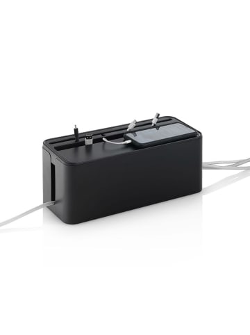 TFT Home Kabelorganizer "Cergy" zwart - (B)31,7 x (H)13 x (D)13,5 cm