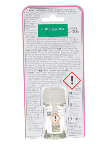 Air Wick 6er-Set: Duftöl-Nachfüller "Raspberry Rose Splash", je 19ml