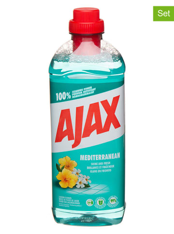 Ajax 6er-Set: Allzweckreiniger "Blue Flowers", 6x 1, l