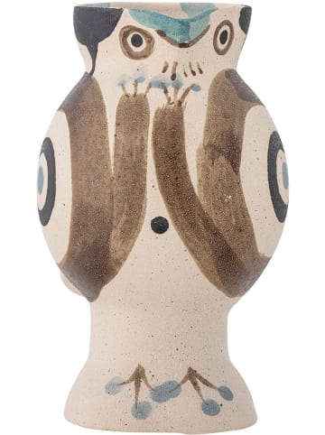 Bloomingville Vaas "Mahrab" beige - (H)20,5 x Ø 15,5 cm