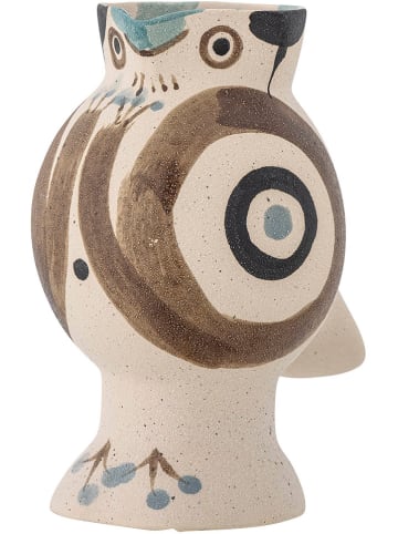 Bloomingville Vaas "Mahrab" beige - (H)20,5 x Ø 15,5 cm